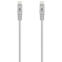 AISENS Cable de Red Latiguillo RJ45 LSZH Cat.6A 500 Mhz UTP AWG24, Gris, 20M