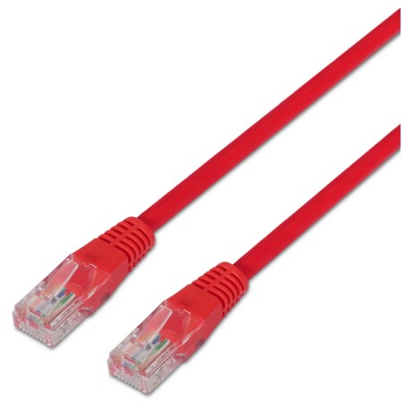 AISENS A135-0240 cable de red Rojo 3 m Cat6 U/UTP (UTP)
