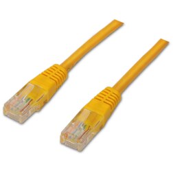 AISENS A135-0254 cable de red Amarillo 1 m Cat6 U/UTP (UTP)