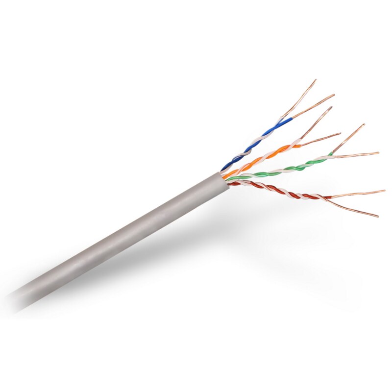 AISENS A133-0208 cable de red Gris 100 m Cat5e U/UTP (UTP)