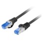 Lanberg PCF6A-10CC cable de red Negro 5 m Cat6a S/FTP (S-STP)