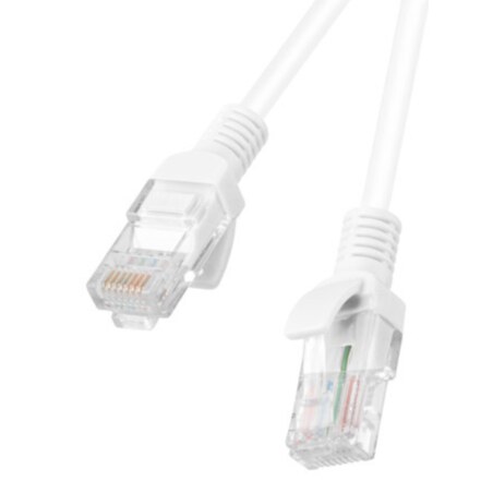 Lanberg PCU6-10CC-0500-W cable de red Blanco 5 m Cat6 U/UTP (UTP)