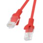 Lanberg PCU6-10CC-0050-R cable de red Rojo 0,5 m Cat6 U/UTP (UTP)