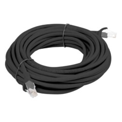 Lanberg PCU6-10CC-0500-BK cable de red Negro 5 m Cat6 U/UTP (UTP)
