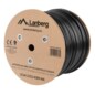 Lanberg LCU6-21CU-0305-BK cable de red Negro 305 m Cat6 U/UTP (UTP)