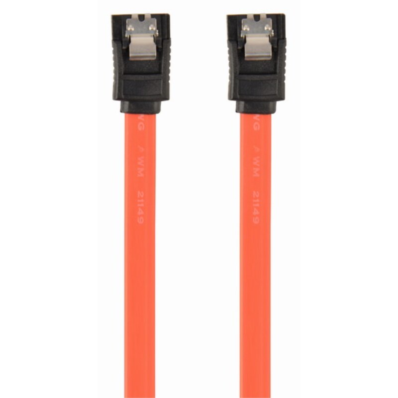 Gembird CC-SATAM-DATA cable de SATA 0,5 m Negro, Rojo