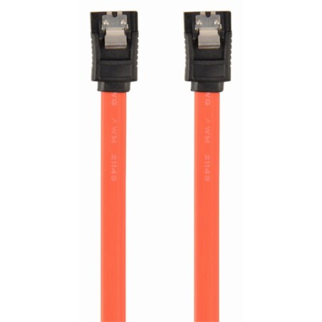 Gembird CC-SATAM-DATA cable de SATA 0,5 m Negro, Rojo