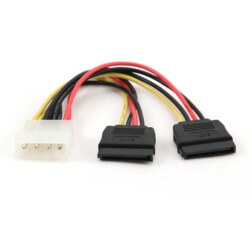 Gembird CC-SATA-PSY cable de SATA 0,15 m