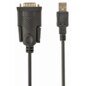 Gembird UAS-DB9M-02 cable de serie Negro 1,5 m USB tipo A DB-9