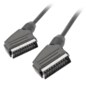 Lanberg CA-EUEU-10CC-0018-BK cable EUROCONECTOR 1,8 m SCART (21-pin) Negro