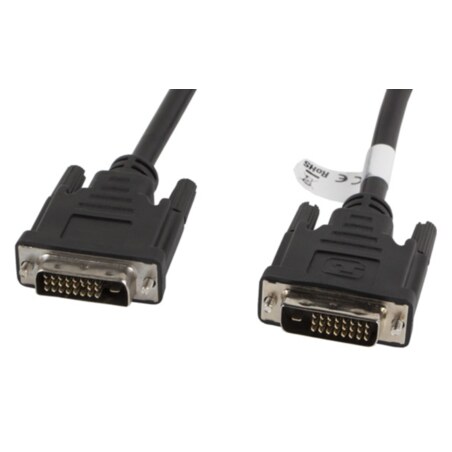 Lanberg CA-DVID-10CC-0018-BK cable DVI 1,8 m DVI-D Negro