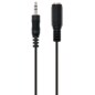 Ewent EC1650 cable de audio 2 m 3,5mm Negro