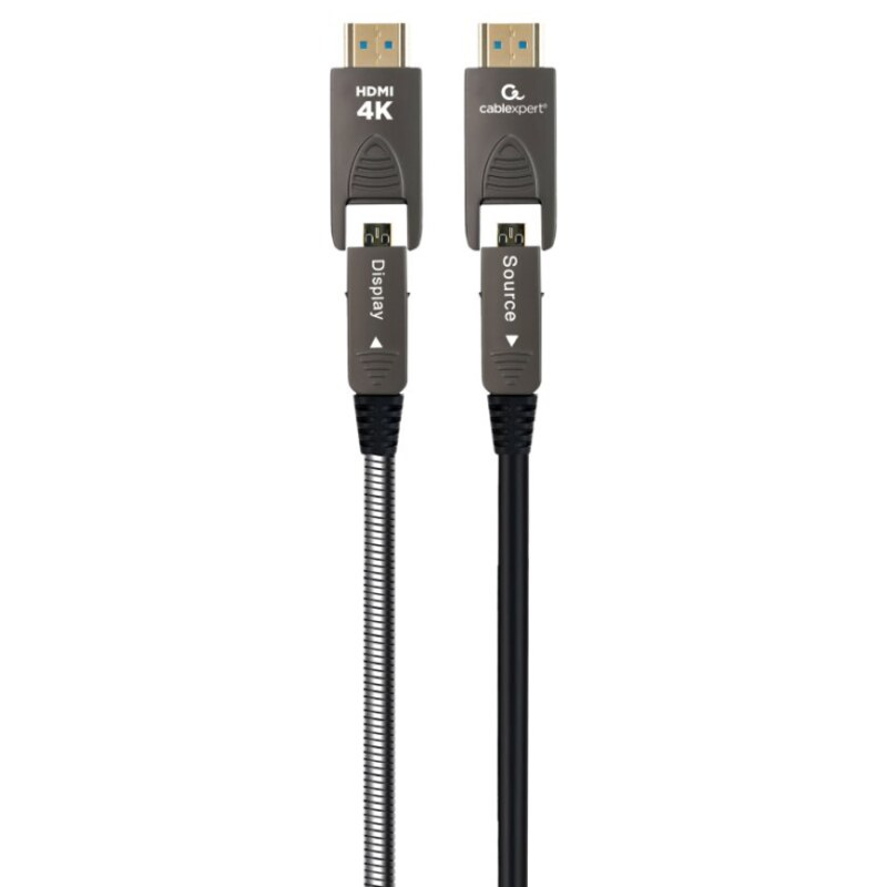 Gembird CCAP-HDMIDD-AOC-10M cable HDMI HDMI Type-A/HDMI Type-D Negro