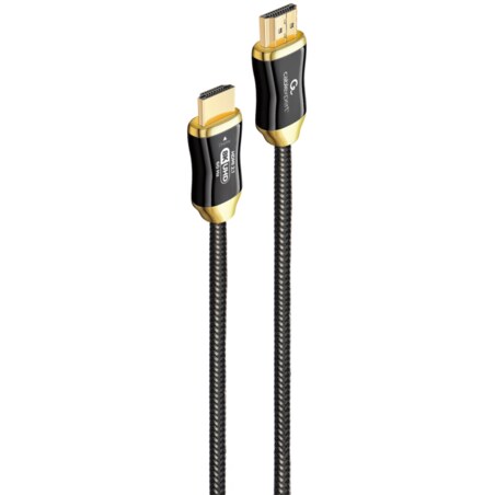 Gembird CCBP-HDMI8K-AOC-5M cable HDMI HDMI tipo A (Estándar) Negro, Oro