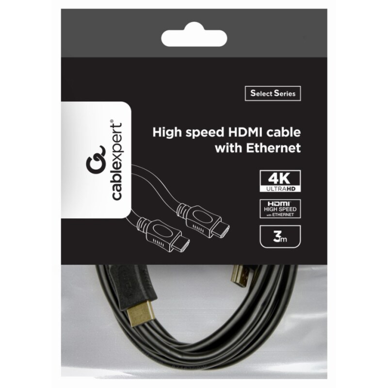 Gembird CC-HDMI4L-10 cable HDMI 3 m HDMI tipo A (Estándar) Negro, Naranja