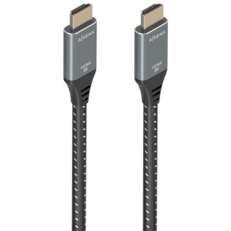 AISENS A150-0876 cable HDMI 5 m HDMI tipo A (Estándar) Negro, Gris