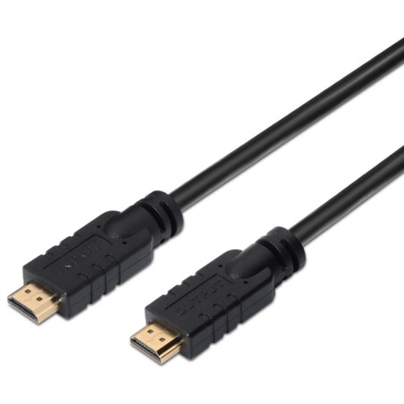 AISENS Cable HDMI V2.0 Premium alta velocidad / HEC 4k@60Hz 18Gbps con repetidor, A/M-A/M, Negro, 15 m