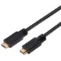 AISENS Cable HDMI V2.0 Premium alta velocidad / HEC 4k@60Hz 18Gbps con repetidor, A/M-A/M, Negro, 15 m