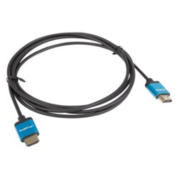 Lanberg CA-HDMI-22CU-0010-BK cable HDMI 1 m HDMI tipo A (Estándar) Negro, Azul