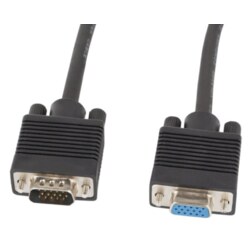 Lanberg CA-VGAC-10CC-0030-B+ cable VGA 3 m VGA (D-Sub) Negro
