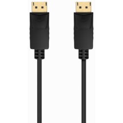 AISENS Cable DISPLAYPORT V1.2 CCS 4K@60Hz, DP/M-DP/M, Negro, 1.0m