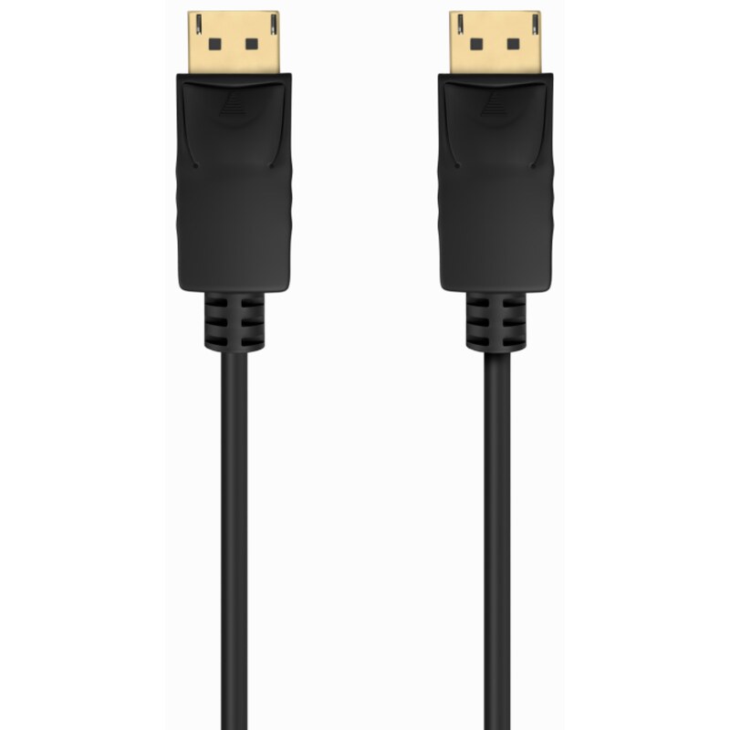 AISENS Cable DISPLAYPORT V1.2 CCS 4K@60Hz, DP/M-DP/M, Negro, 1.0m
