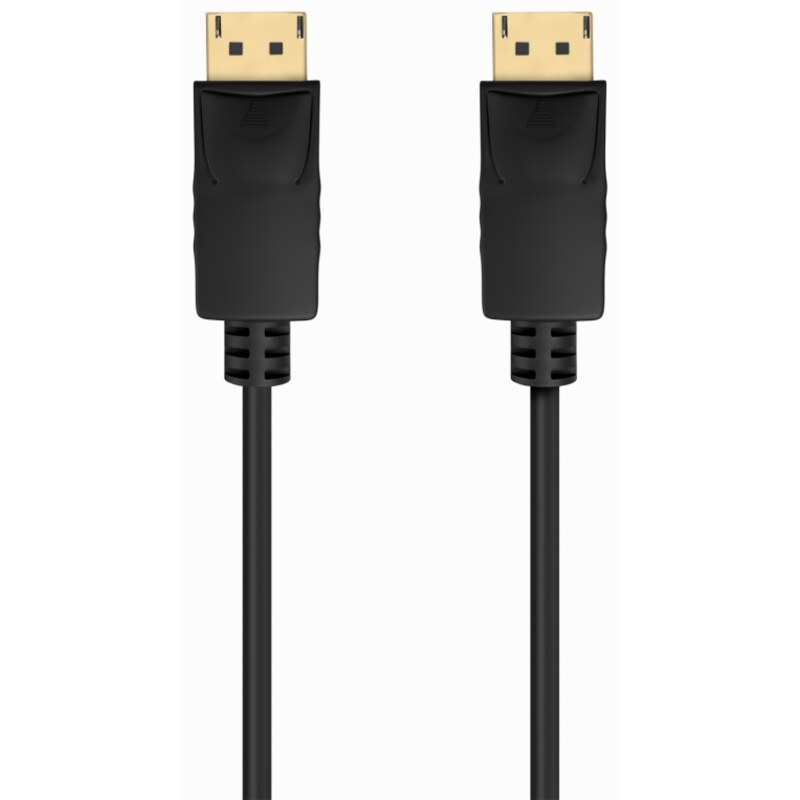 AISENS Cable DISPLAYPORT V1.2 CCS 4K@60Hz, DP/M-DP/M, Negro, 3.0m