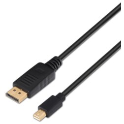 AISENS A124-0131 cable DisplayPort 2 m Mini DisplayPort Negro
