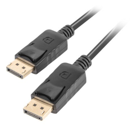 Lanberg CA-DPDP-10CC-0005-BK cable DisplayPort 0,5 m Negro