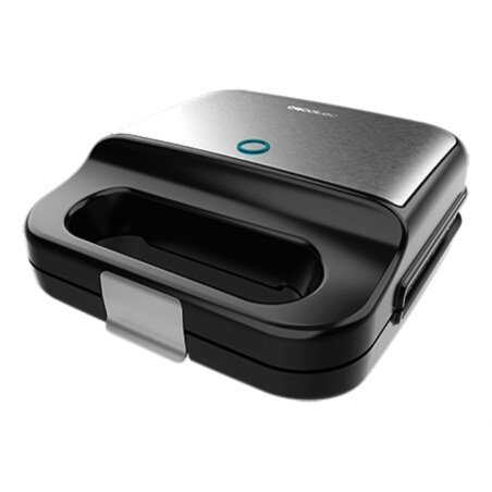 Cecotec 04309 sandwichera 1000 W Negro, Acero satinado