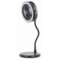 Gembird TA-WPC10-LEDFAN-01 ventilador Negro