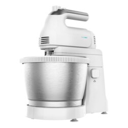 Cecotec PowerTwist 500 Steel Batidora de varillas 500 W Plata, Blanco