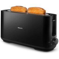 Philips Daily Collection HD2590/90 Tostadora - ranura larga, negro