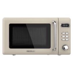 Cecotec 01714 microondas Beige Microondas con grill Encimera 20 L 700 W