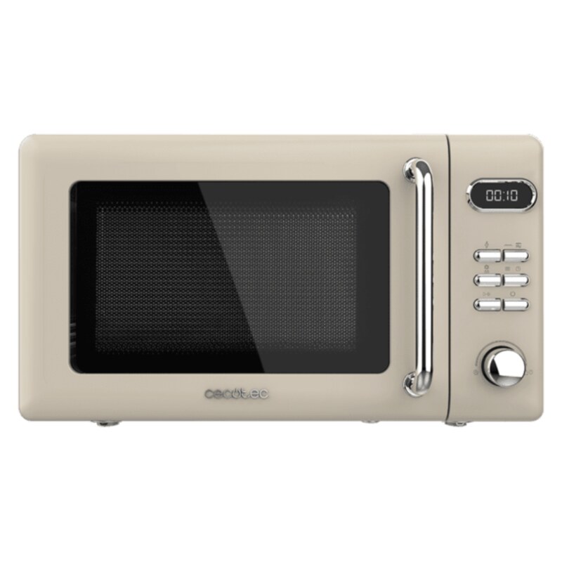 Cecotec 01714 microondas Beige Microondas con grill Encimera 20 L 700 W