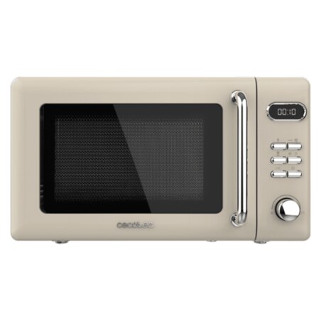 Cecotec 01714 microondas Beige Microondas con grill Encimera 20 L 700 W