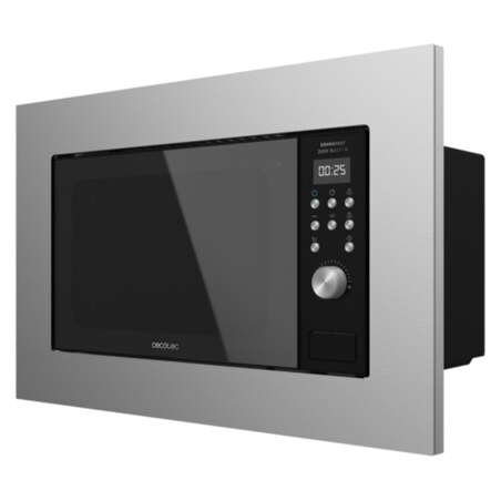 Cecotec 01380 microondas Negro, Acero Microondas con grill Integrado 20 L 700 W