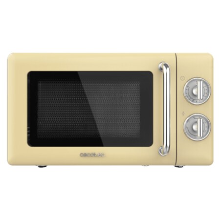 Cecotec 01708 microondas Beige, Acero inoxidable Microondas con grill Encimera 20 L 700 W