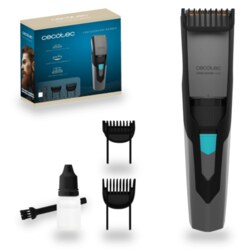 Cecotec PrecisionCare Barber Negro, Plata Ión de litio
