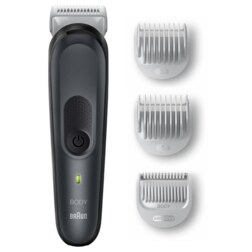 Braun Series 3 BG3350 afeitadora corporal Negro, Gris