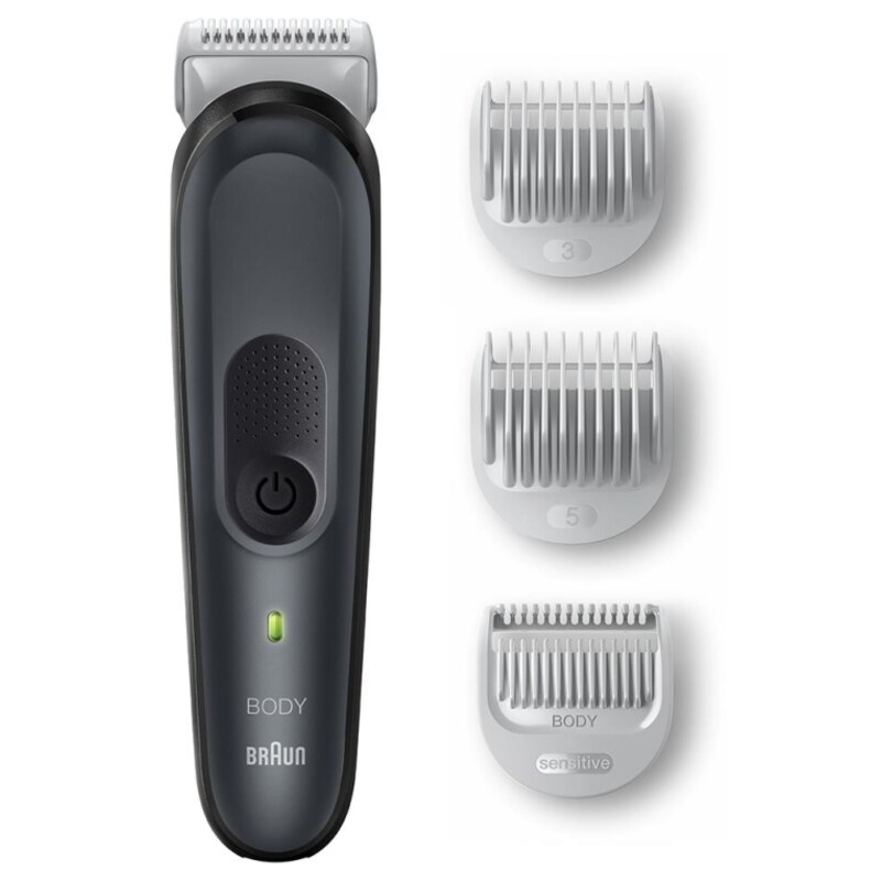 Braun Series 3 BG3350 afeitadora corporal Negro, Gris