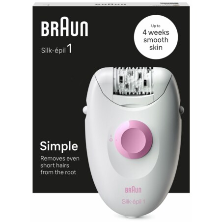 Braun Silk-épil 1 1-000 20 pinzas Rosa, Blanco