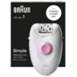Braun Silk-épil 1 1-000 20 pinzas Rosa, Blanco