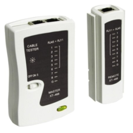 WP WPC-TST-001 comprobador de cables de red Blanco