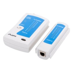 Lanberg NT-0401 comprobador de cables de red Comprobador de cables UTP/STP Azul, Blanco