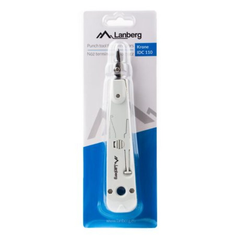 Lanberg NT-0001 crimpadora Herramienta de inserción Blanco