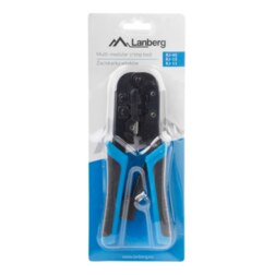 Lanberg NT-0201 crimpadora Herramienta para prensar Negro, Azul