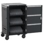 Ewent EW1701 carrito y armario de dispositivo portátil Armario de gestión y carga para dispositivos portátiles Negro, Gris
