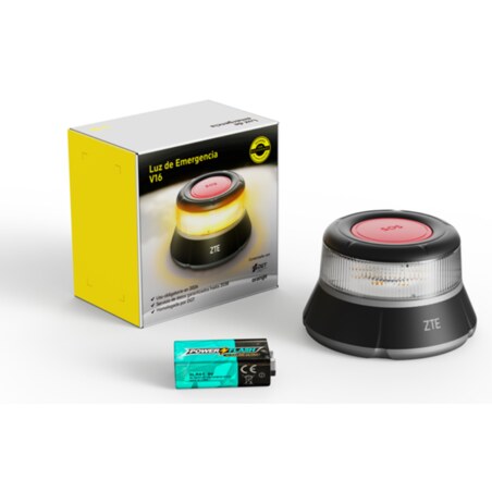 ZTE E1 lámpara de emergencia Negro, Rojo