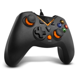 Krom NXKROMKEY mando y volante Negro USB Gamepad Analógico/Digital Android, PC, Playstation 3